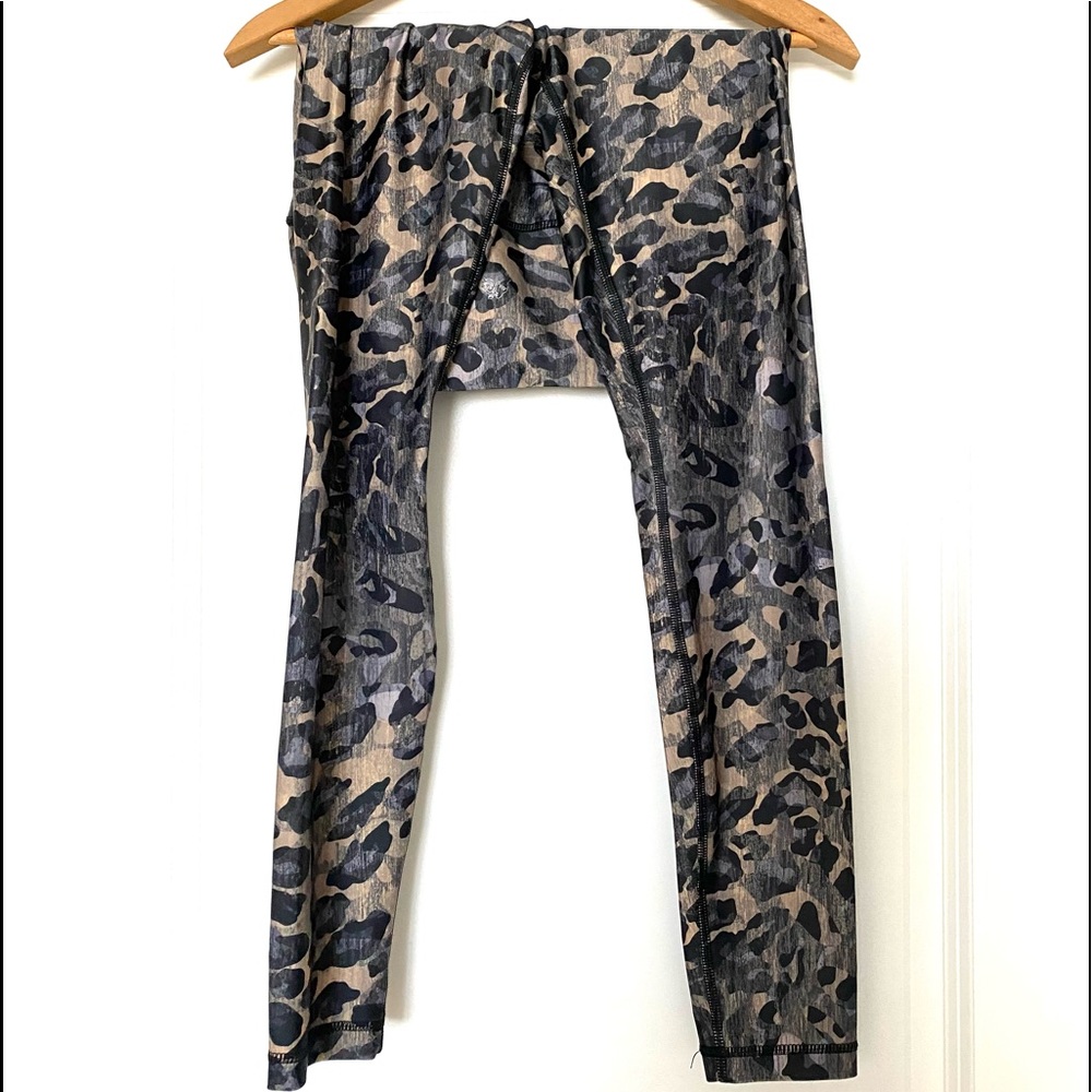 Leopard Print Leggings for Pilates/Yoga by Playground